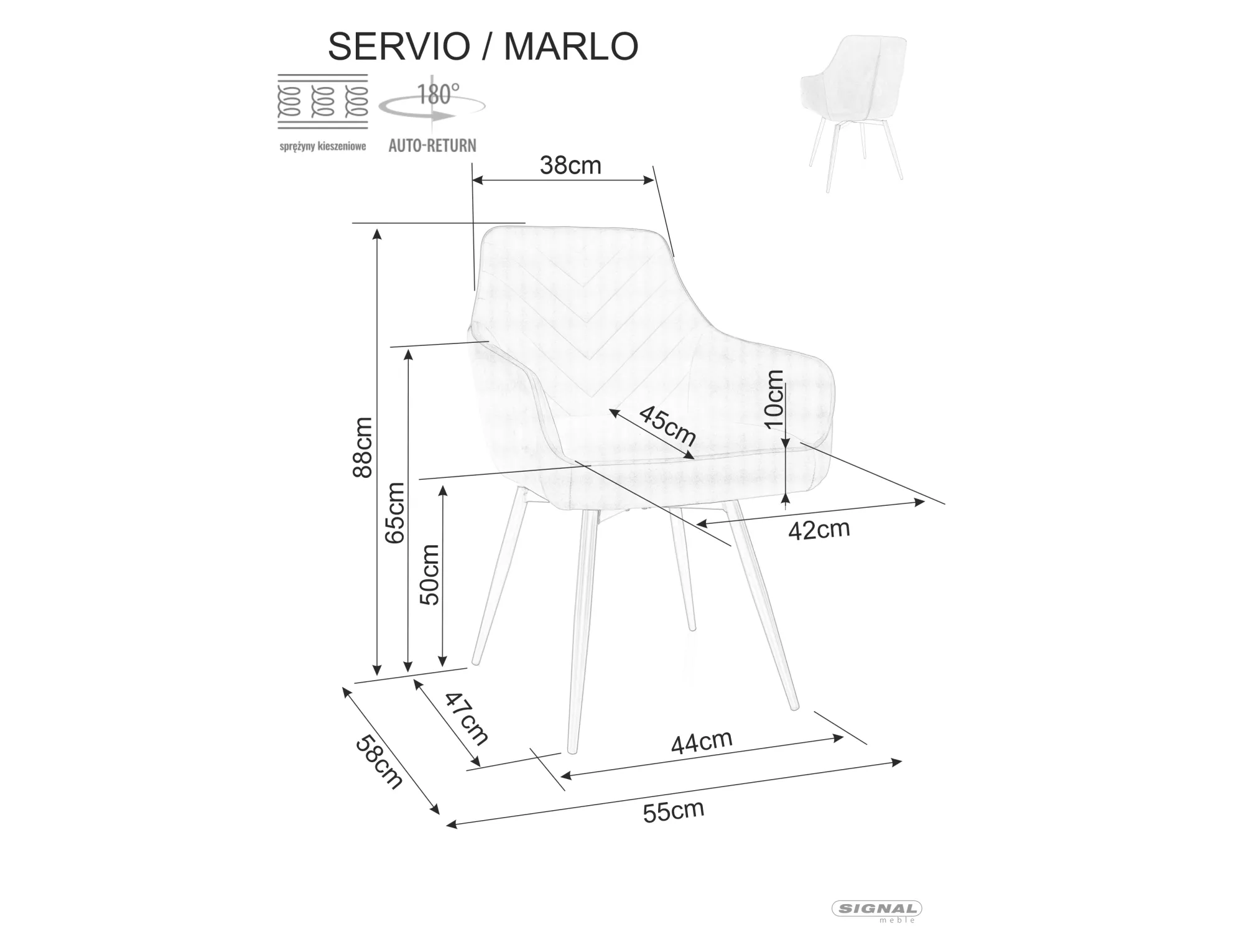 Servio Velvet Chair